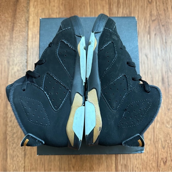 JORDAN 6 RETRO (TD) #CT-4966-007 Black & Metallic Gold/ SIZE 10C *HTF*
